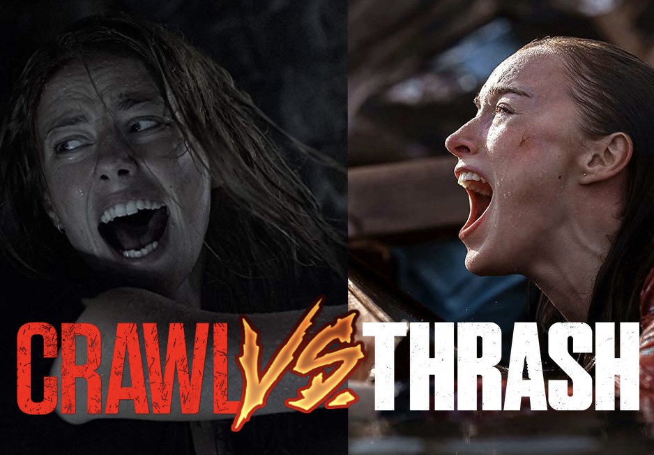 Enfrentamiento del día: CRAWL (2019) vs. THRASH (2026)