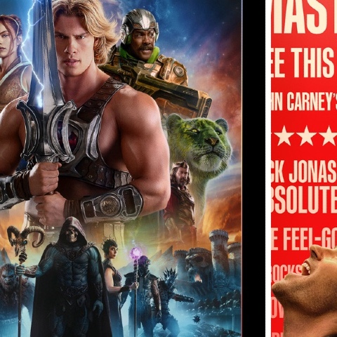 Reproduciendo ahora: MASTERS OF THE UNIVERSE Comedia de acción nostálgica, POWER BALLAD Vínculos a través de la música