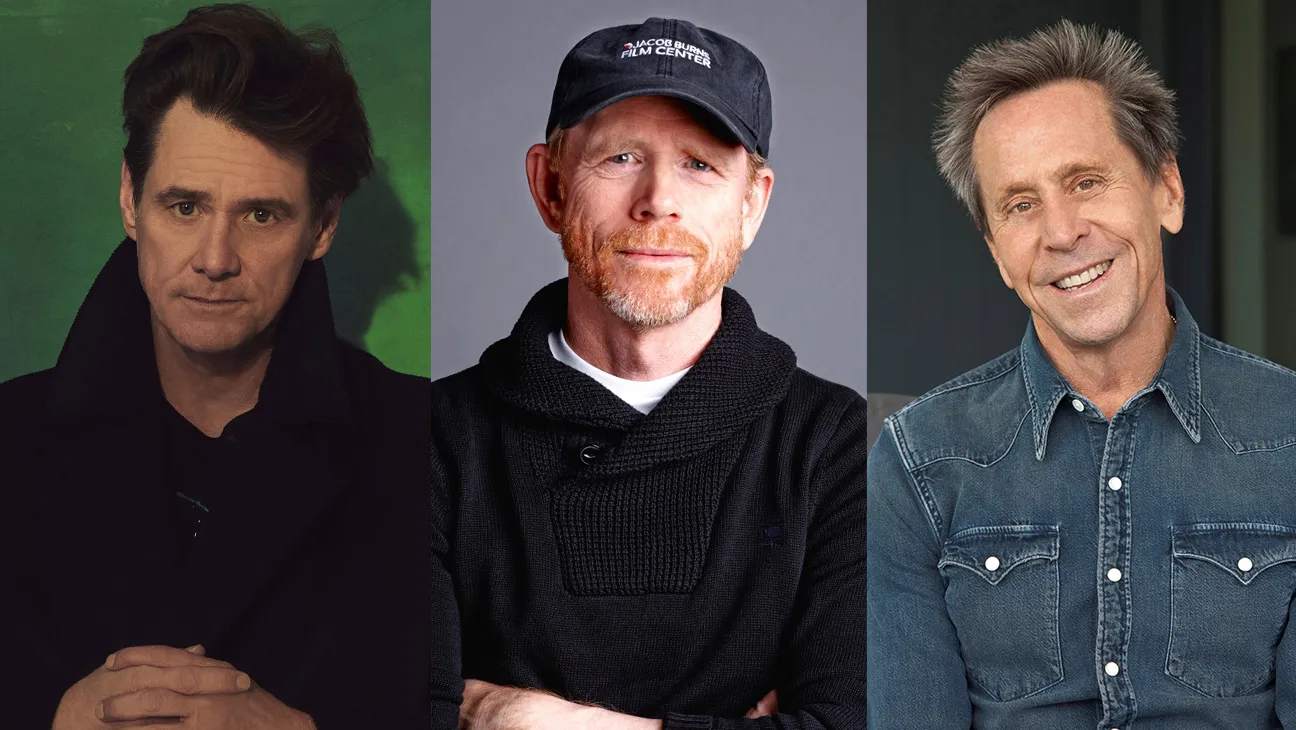Jim Carrey, Ron Howard and Brian Grazer