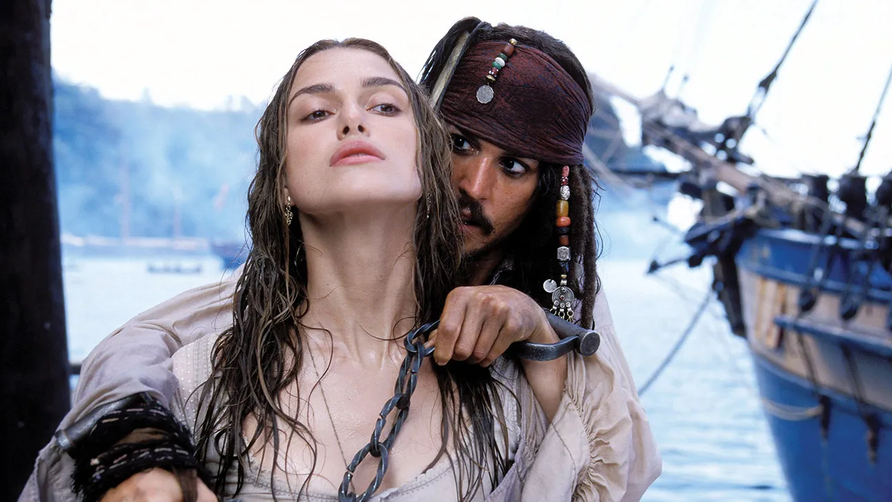 Pirates of the Caribbean, Keira Knightley, Johnny Depp, 2003